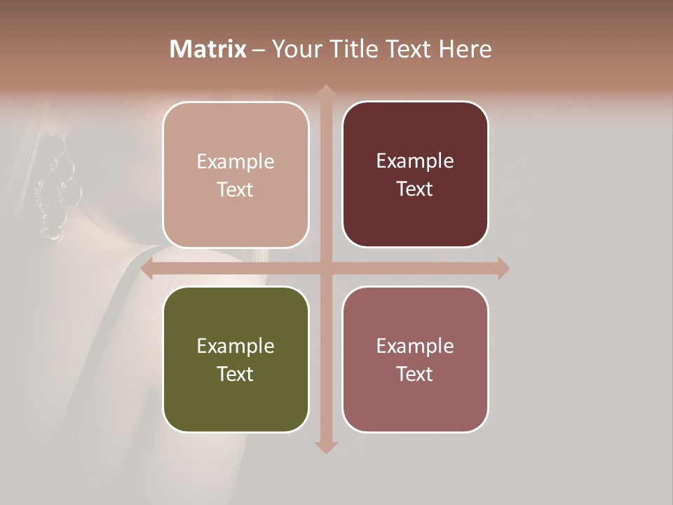 Luxurious Fox Model PowerPoint Template