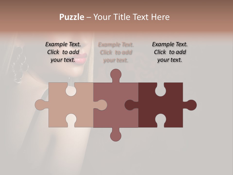 Luxurious Fox Model PowerPoint Template