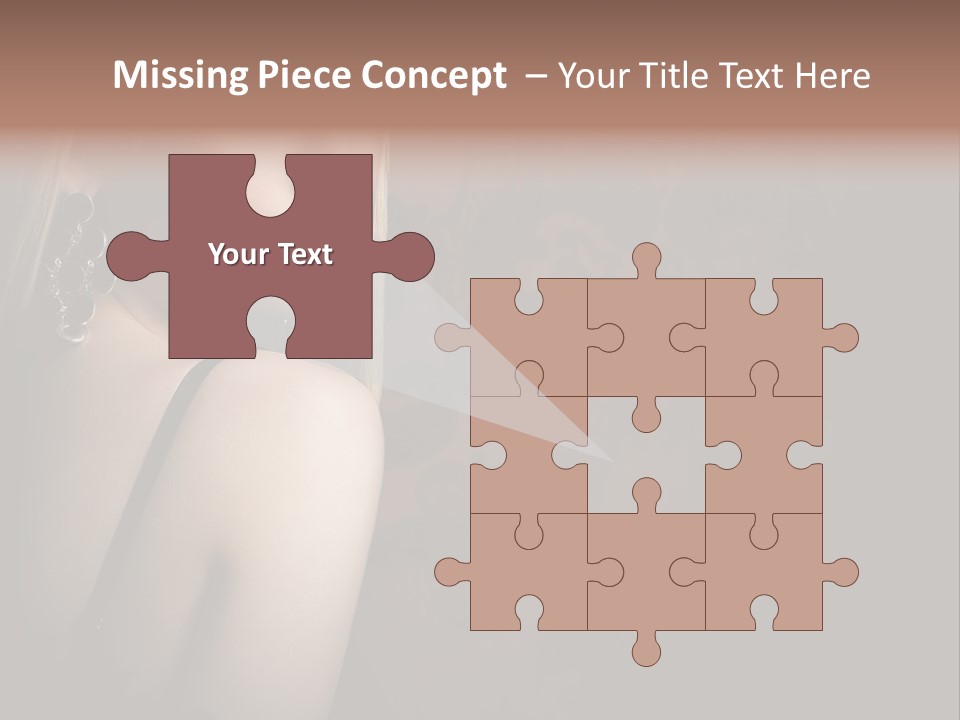 Luxurious Fox Model PowerPoint Template