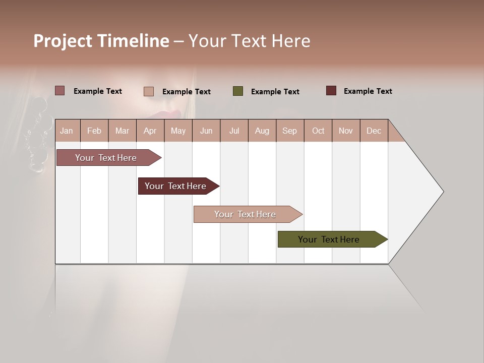 Luxurious Fox Model PowerPoint Template