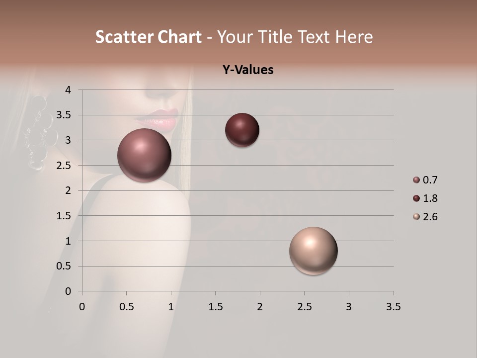 Luxurious Fox Model PowerPoint Template