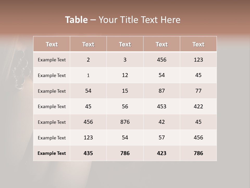 Luxurious Fox Model PowerPoint Template