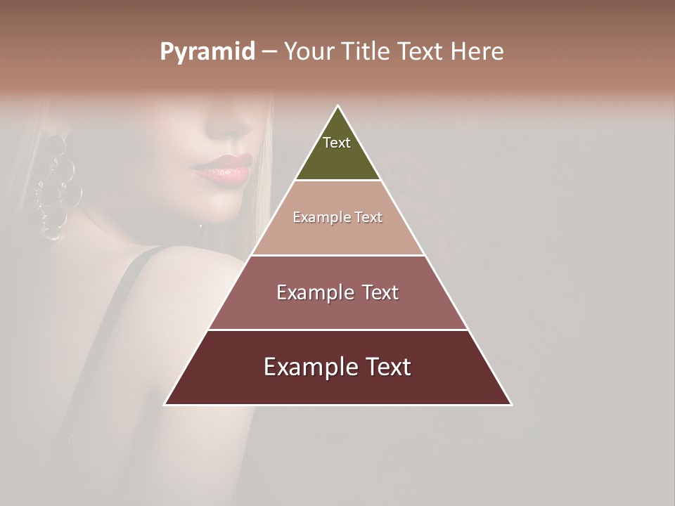 Luxurious Fox Model PowerPoint Template