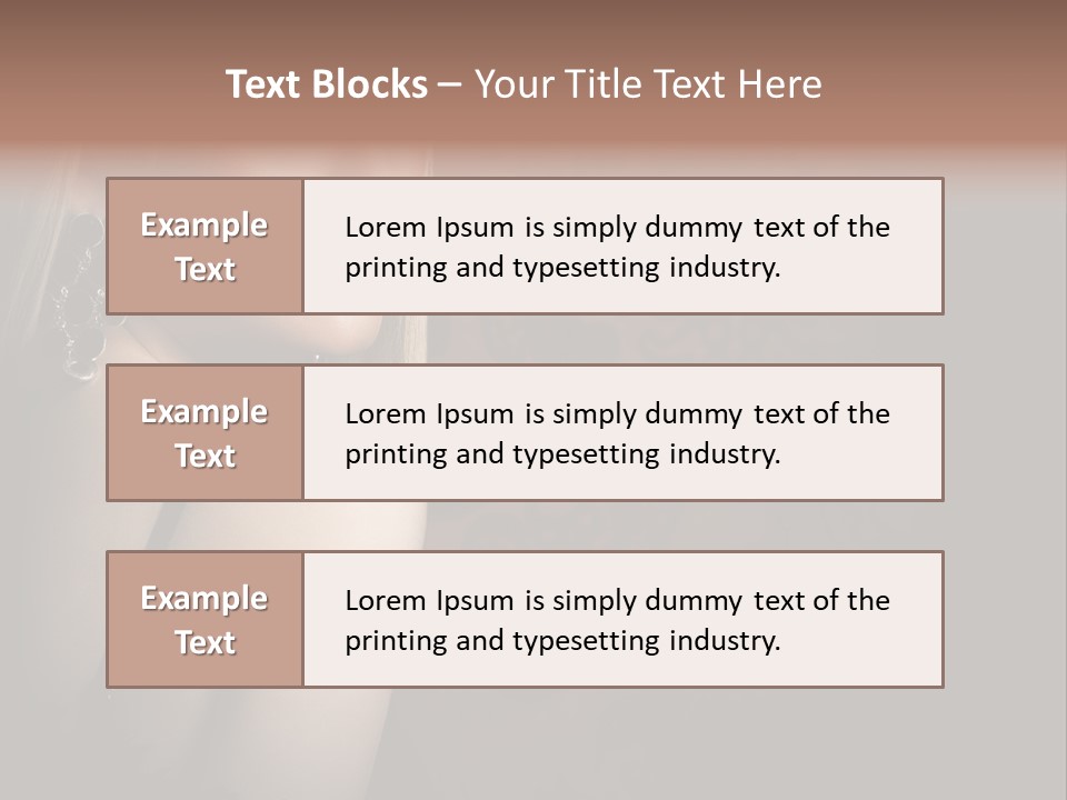 Luxurious Fox Model PowerPoint Template