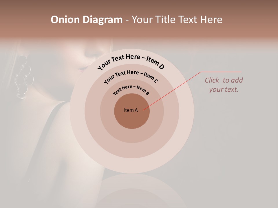 Luxurious Fox Model PowerPoint Template