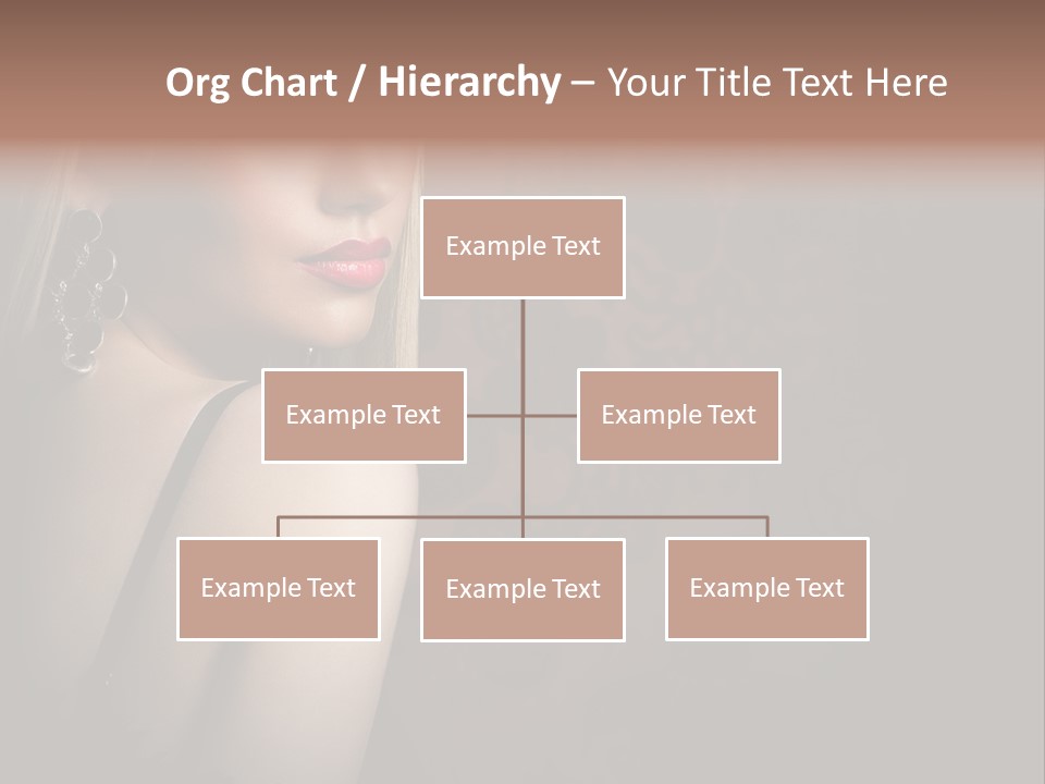 Luxurious Fox Model PowerPoint Template