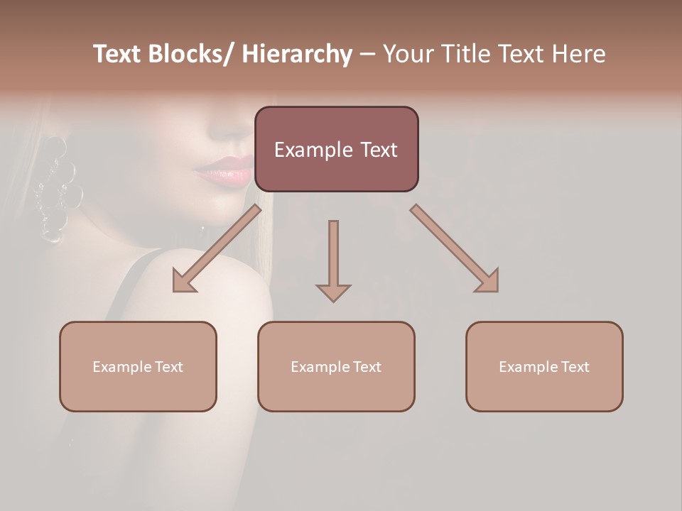 Luxurious Fox Model PowerPoint Template