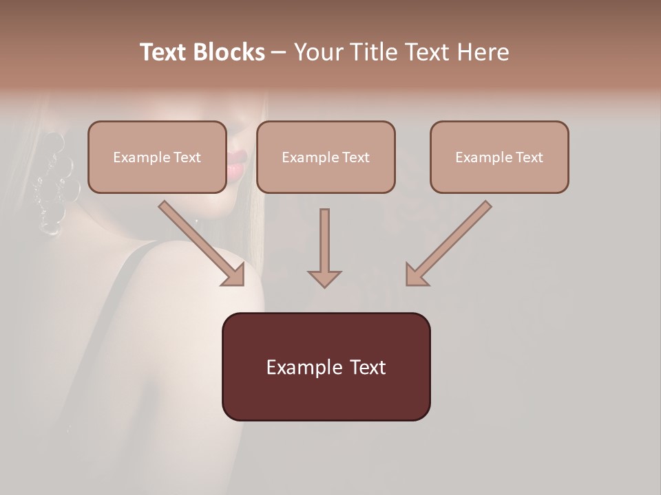 Luxurious Fox Model PowerPoint Template