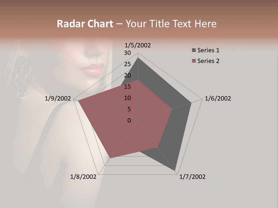 Luxurious Fox Model PowerPoint Template