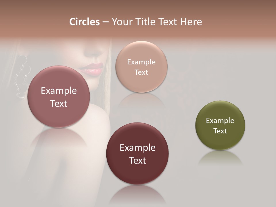 Luxurious Fox Model PowerPoint Template