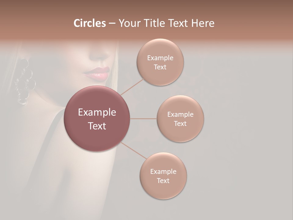 Luxurious Fox Model PowerPoint Template