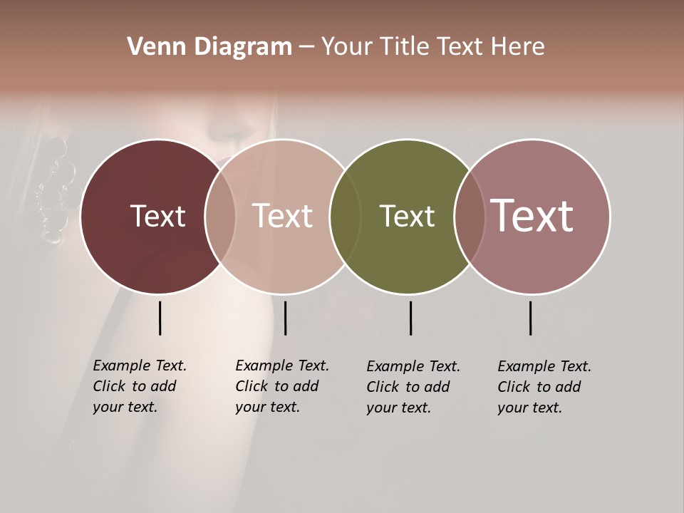 Luxurious Fox Model PowerPoint Template