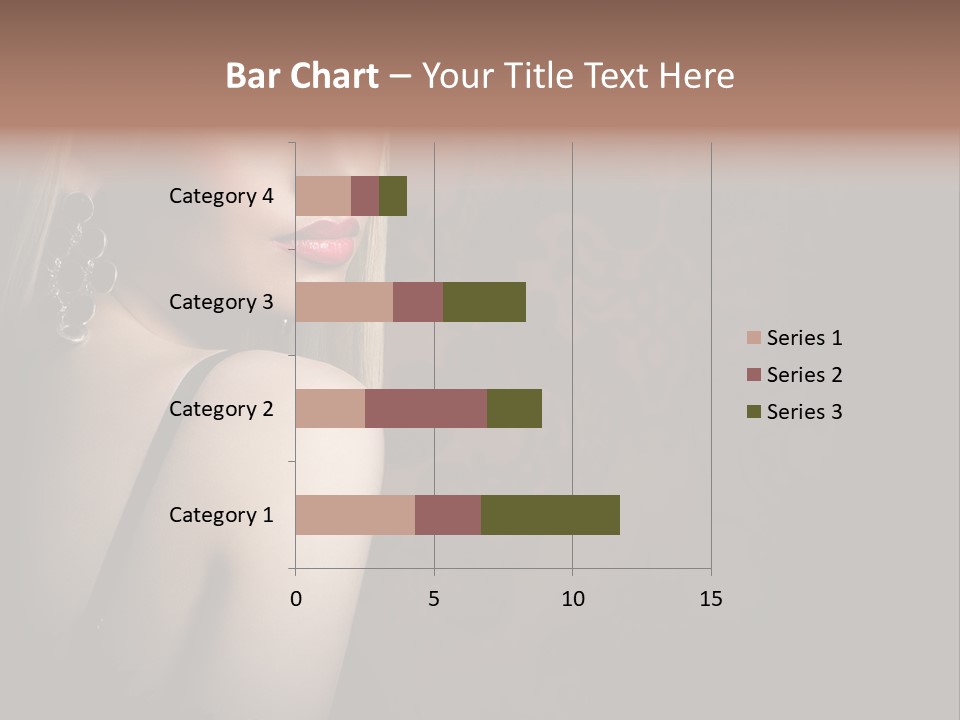 Luxurious Fox Model PowerPoint Template