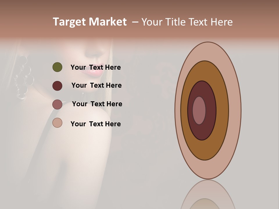 Luxurious Fox Model PowerPoint Template