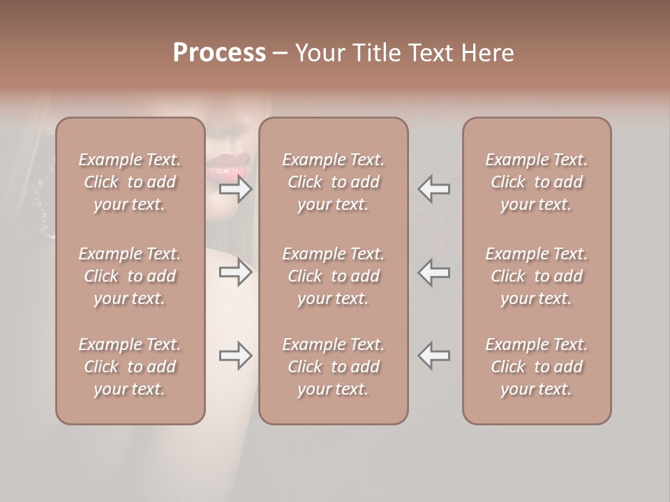 Luxurious Fox Model PowerPoint Template