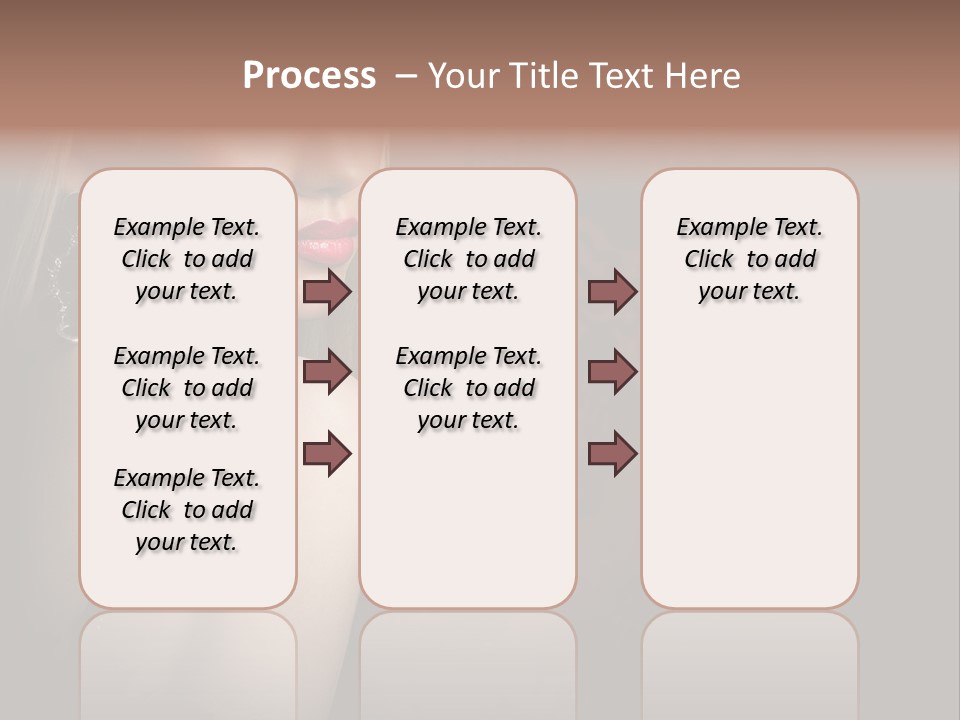 Luxurious Fox Model PowerPoint Template