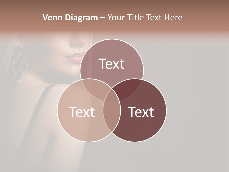 Luxurious Fox Model PowerPoint Template