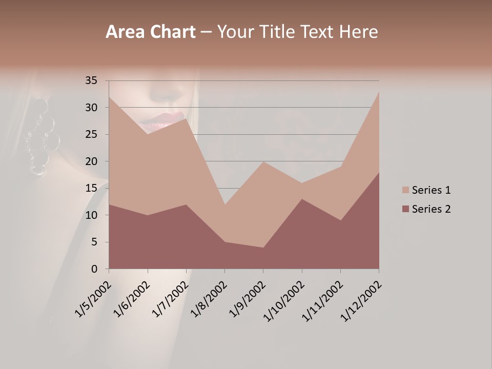 Luxurious Fox Model PowerPoint Template