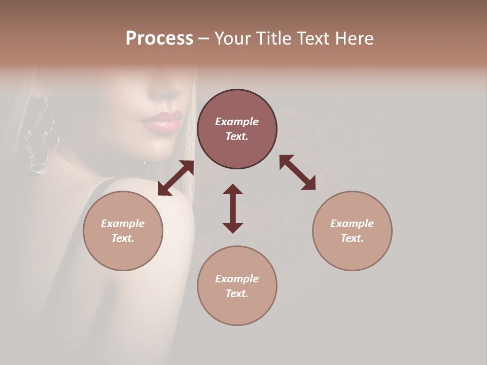 Luxurious Fox Model PowerPoint Template