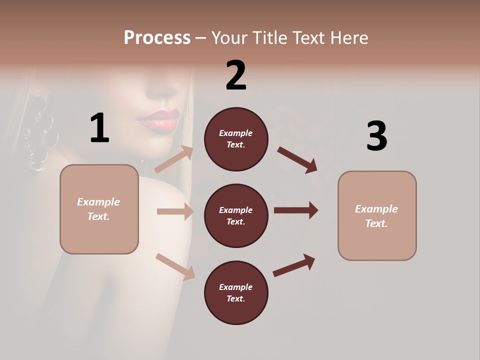 Luxurious Fox Model PowerPoint Template