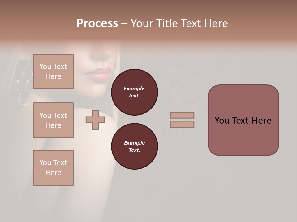 Luxurious Fox Model PowerPoint Template