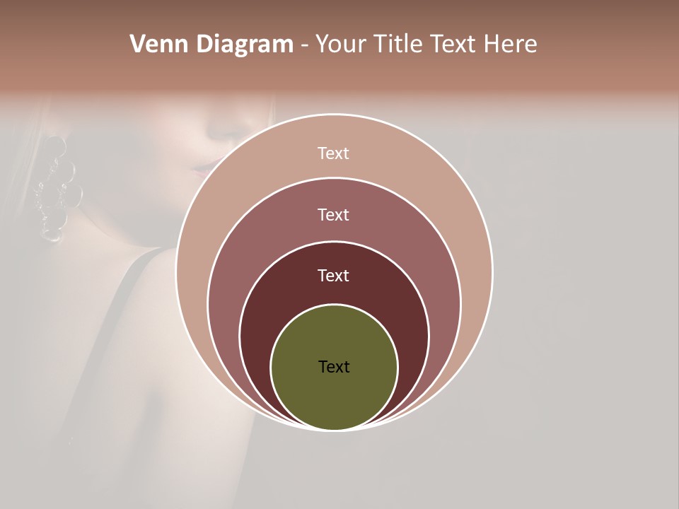 Luxurious Fox Model PowerPoint Template