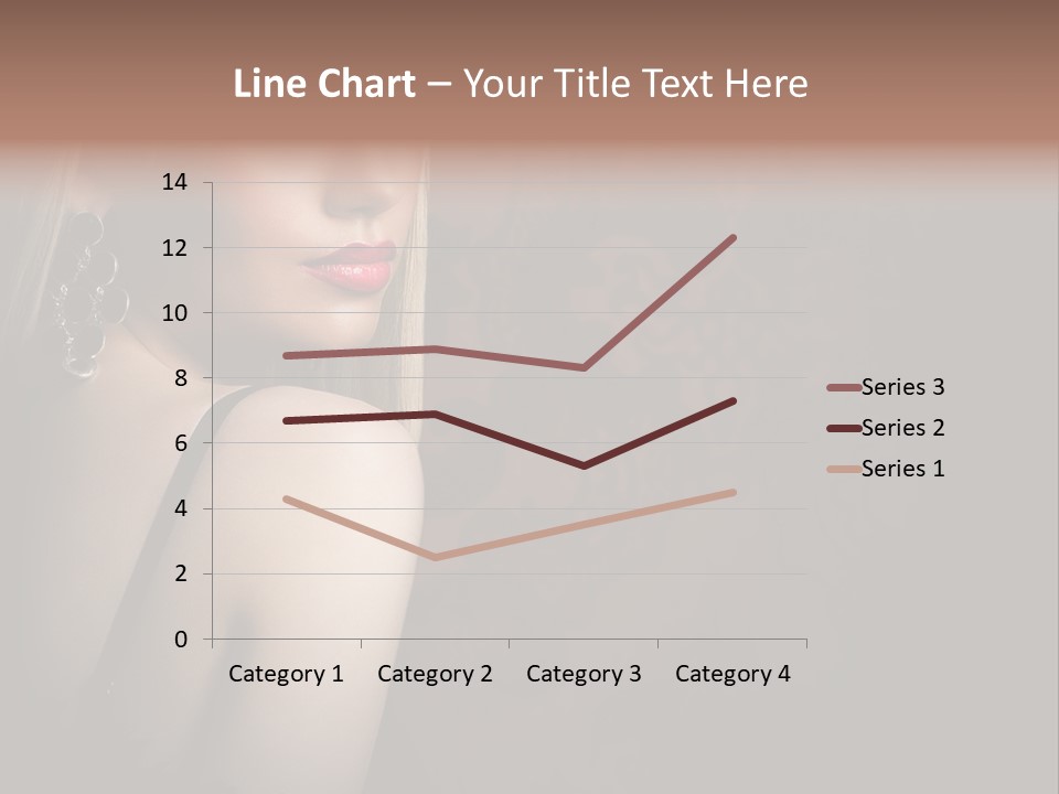Luxurious Fox Model PowerPoint Template
