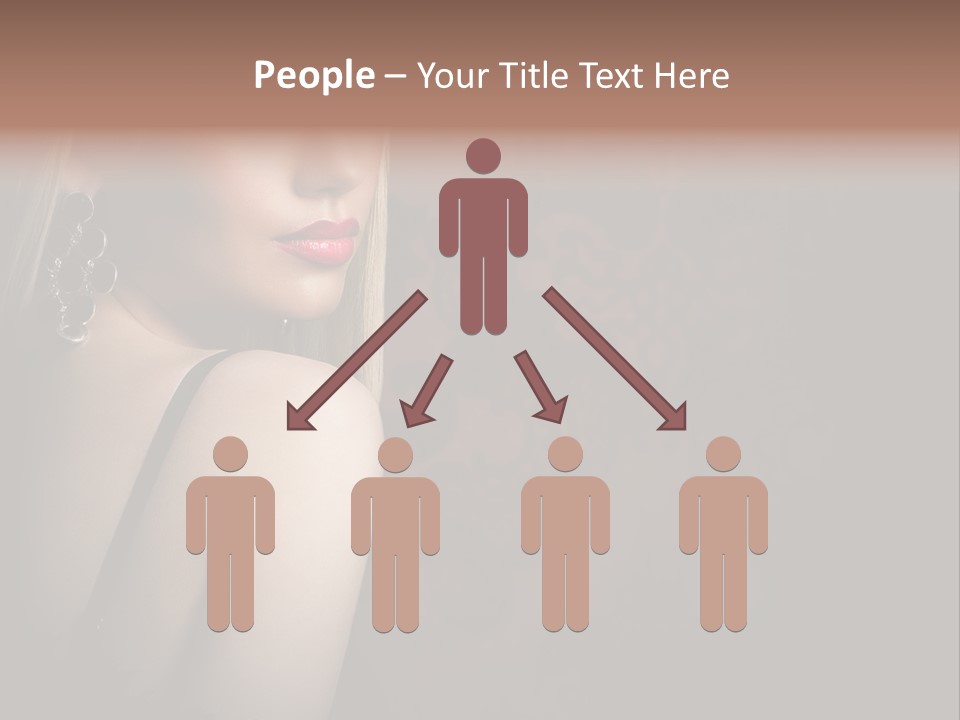 Luxurious Fox Model PowerPoint Template