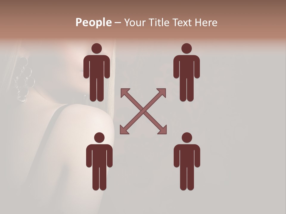 Luxurious Fox Model PowerPoint Template