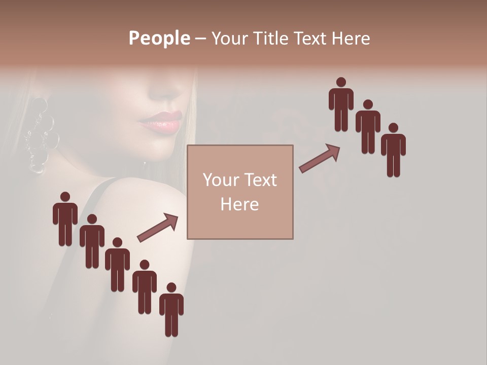 Luxurious Fox Model PowerPoint Template