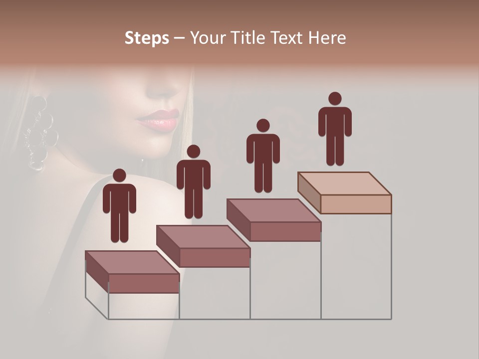 Luxurious Fox Model PowerPoint Template