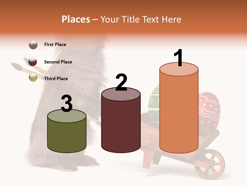 Easter Fluffy Red PowerPoint Template