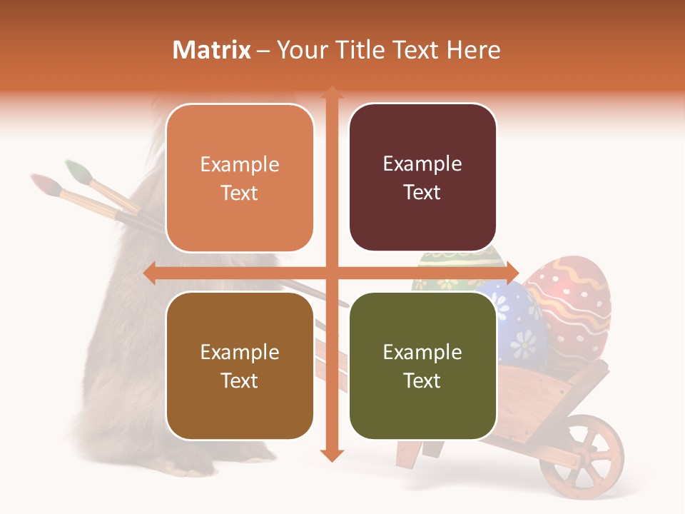 Easter Fluffy Red PowerPoint Template