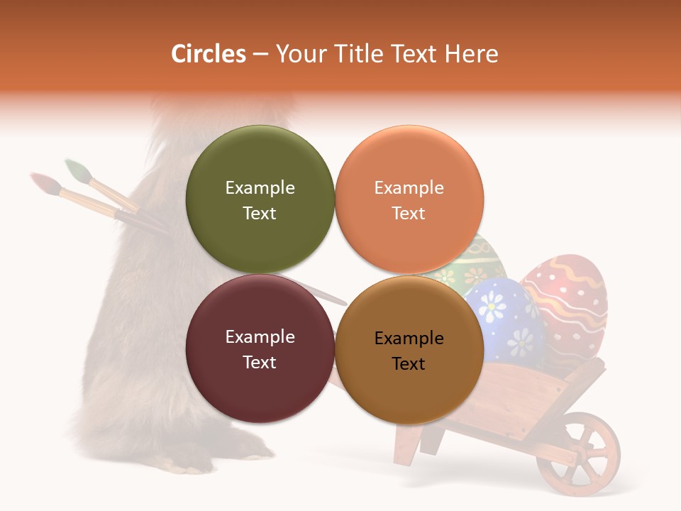 Easter Fluffy Red PowerPoint Template