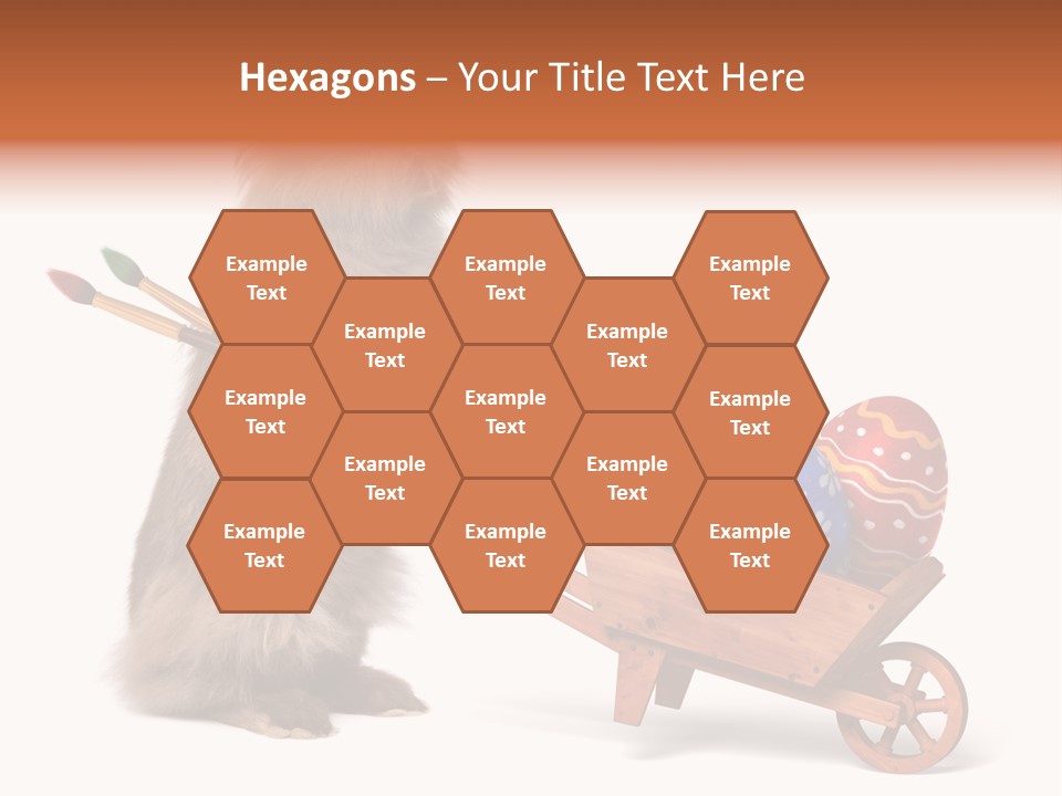 Easter Fluffy Red PowerPoint Template