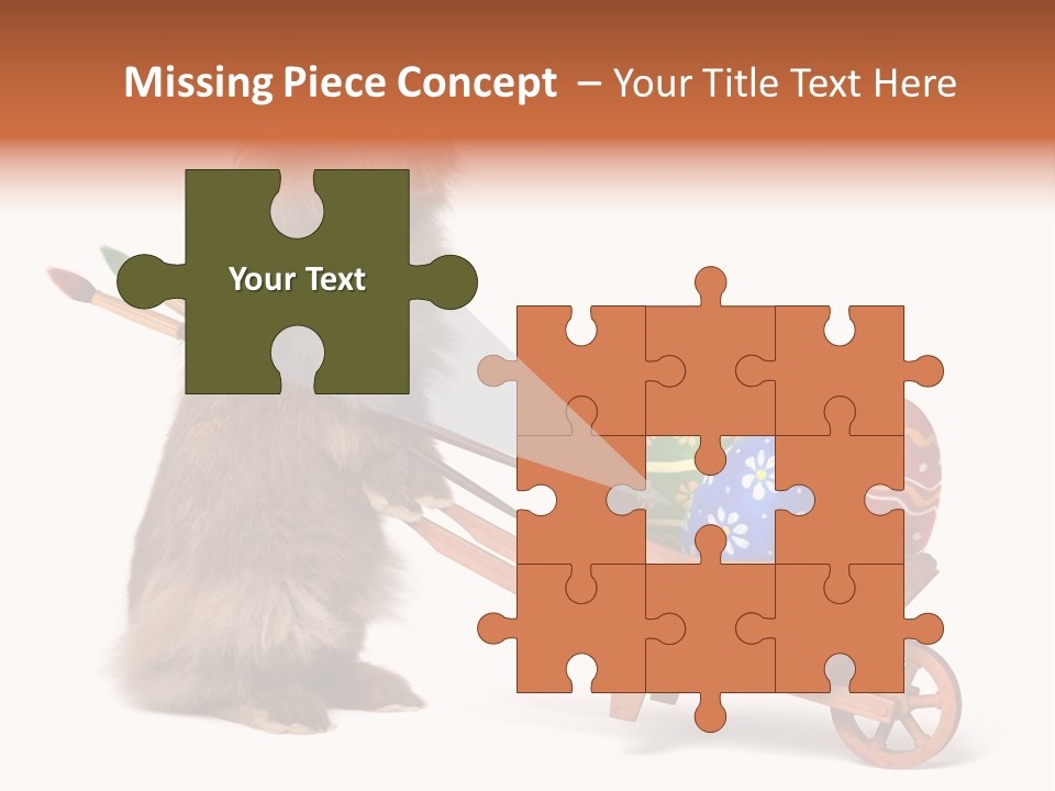 Easter Fluffy Red PowerPoint Template