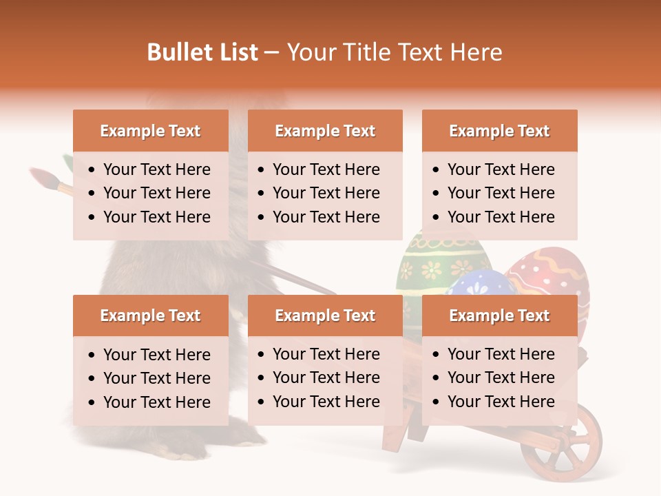 Easter Fluffy Red PowerPoint Template