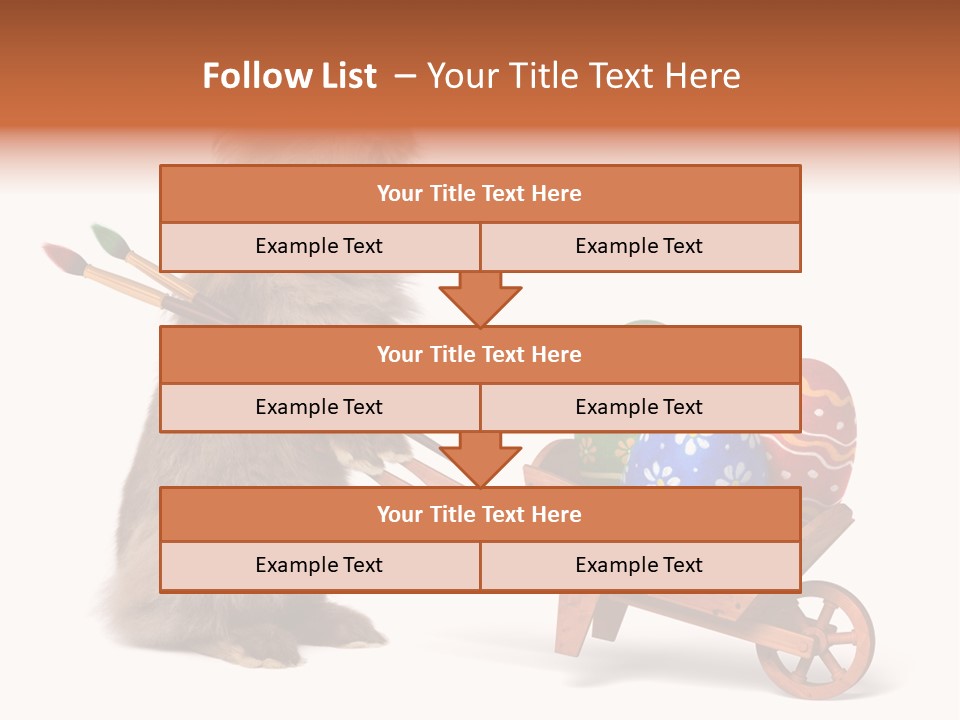 Easter Fluffy Red PowerPoint Template