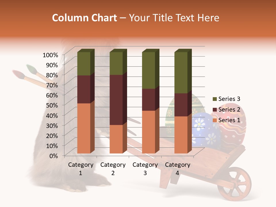 Easter Fluffy Red PowerPoint Template