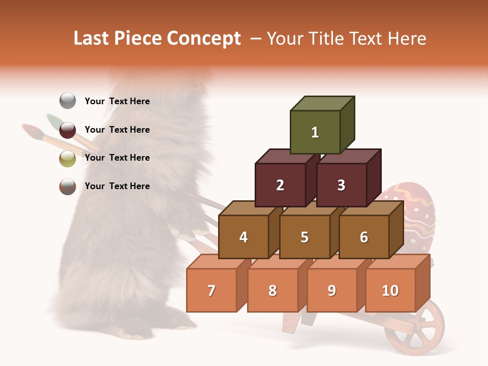 Easter Fluffy Red PowerPoint Template