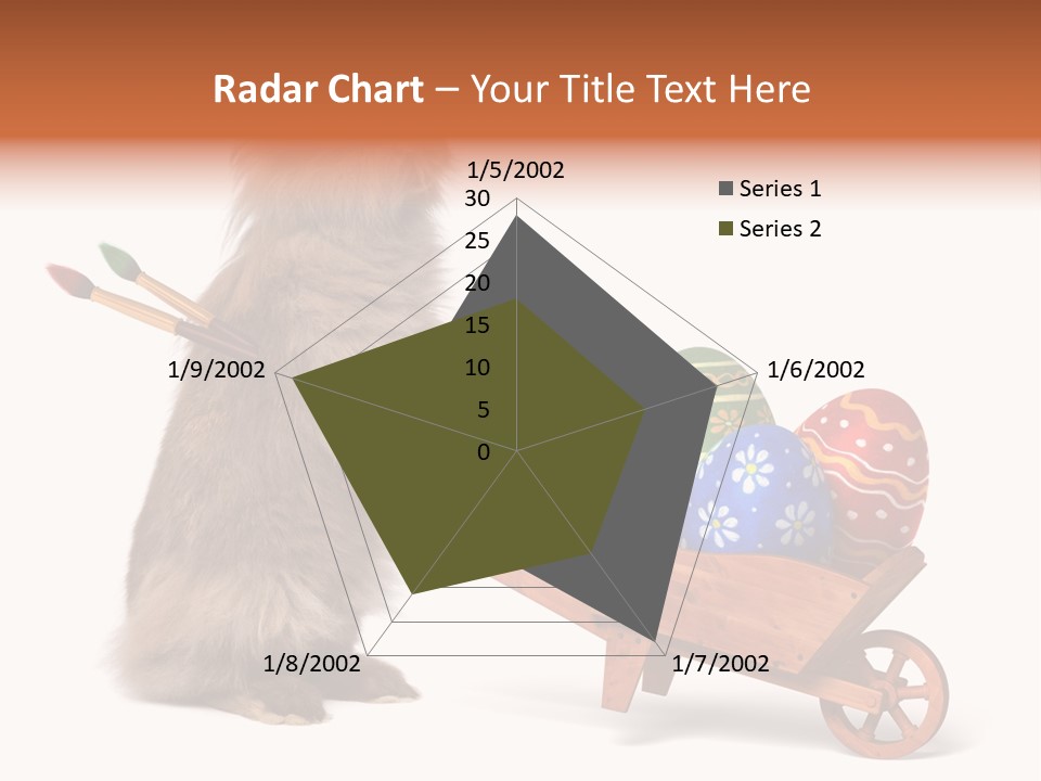 Easter Fluffy Red PowerPoint Template