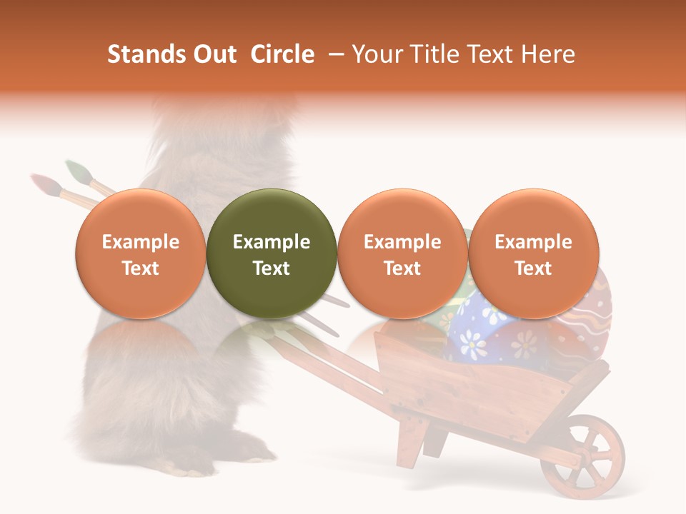 Easter Fluffy Red PowerPoint Template