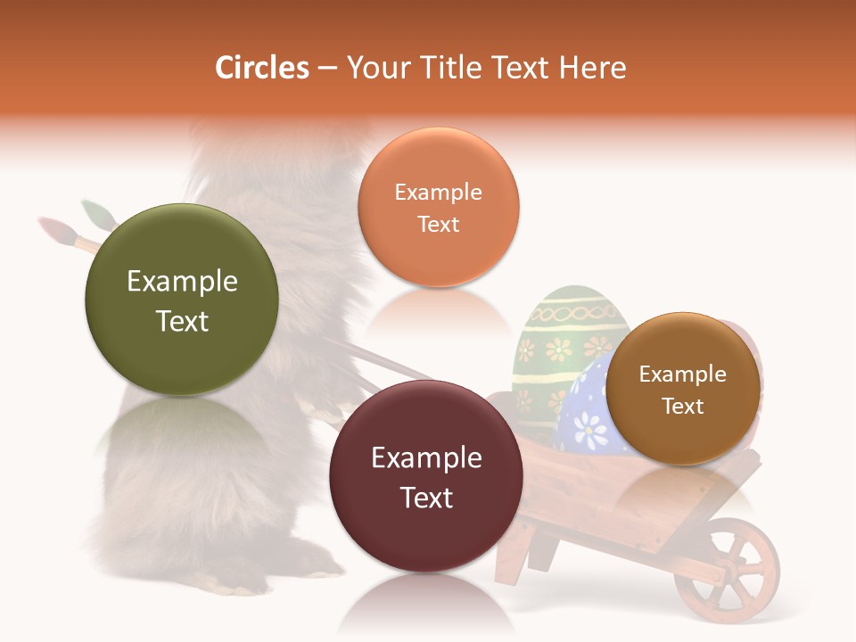 Easter Fluffy Red PowerPoint Template