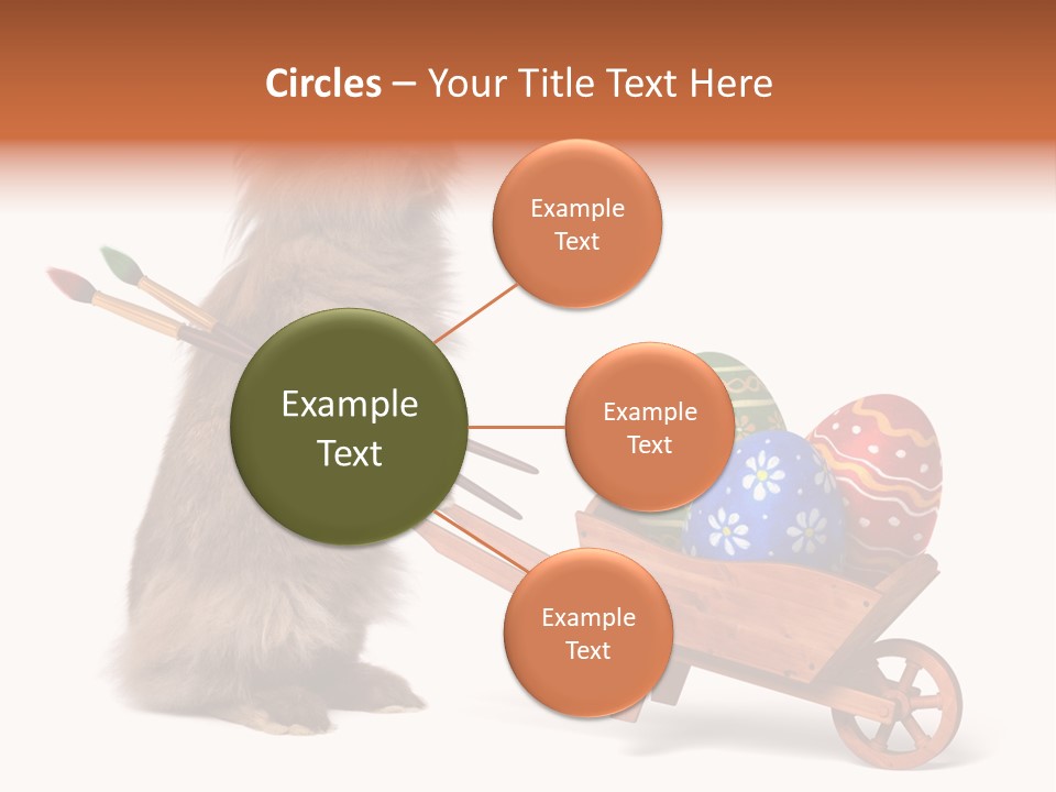 Easter Fluffy Red PowerPoint Template