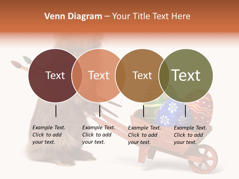 Easter Fluffy Red PowerPoint Template