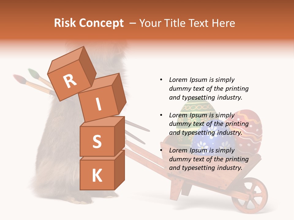 Easter Fluffy Red PowerPoint Template