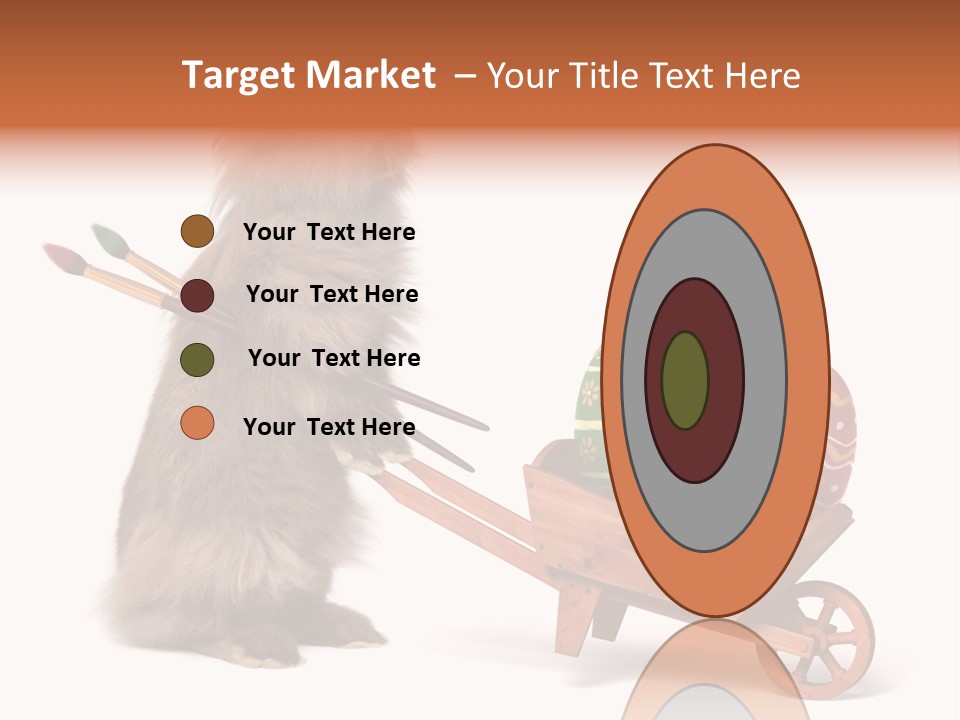 Easter Fluffy Red PowerPoint Template