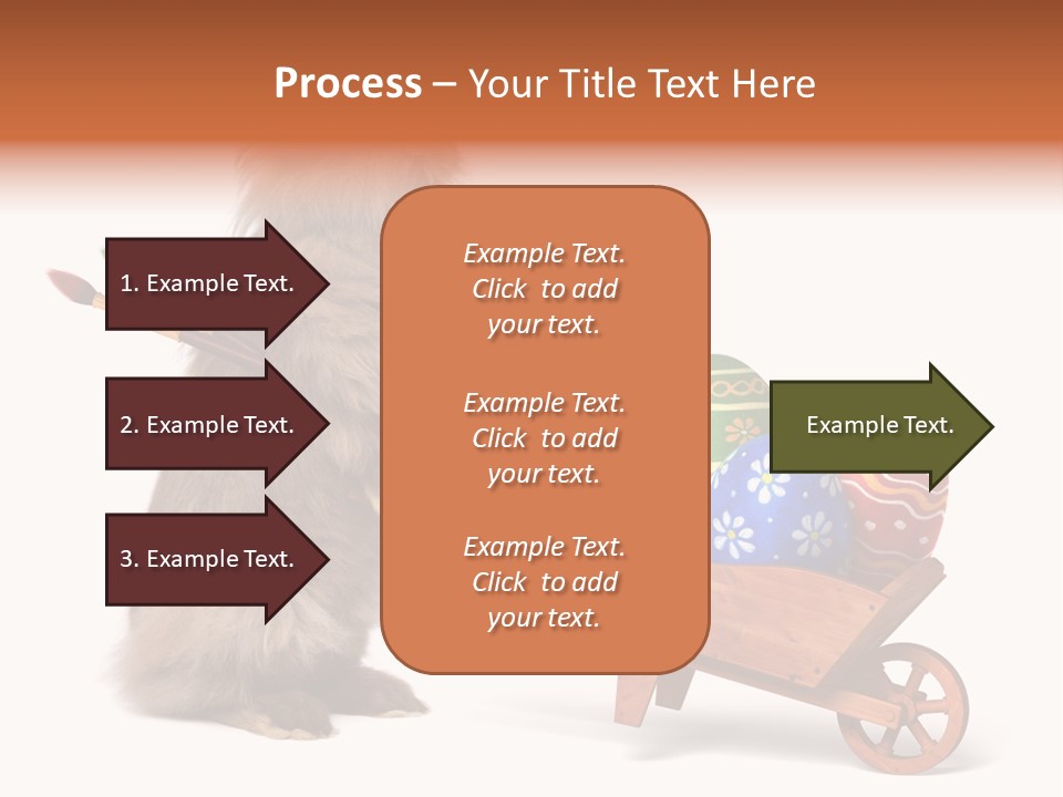 Easter Fluffy Red PowerPoint Template