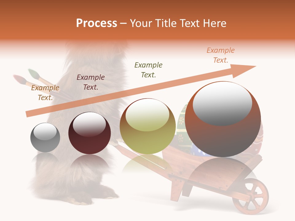 Easter Fluffy Red PowerPoint Template