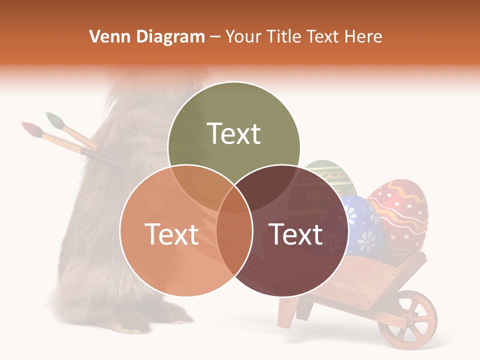 Easter Fluffy Red PowerPoint Template